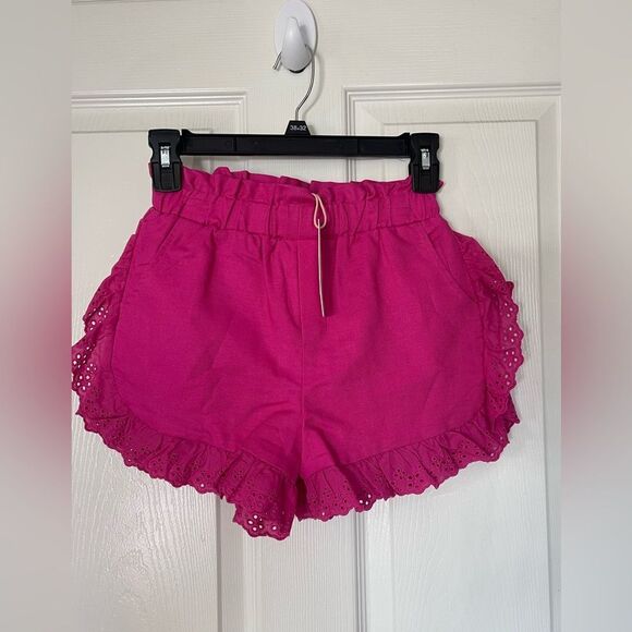 gb girls 2 piece hot pink ruffle set size L 12/14 new with tags - Picture 3 of 9